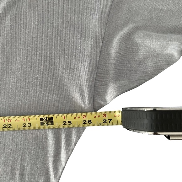 Auth Disney Batwing Sleeve Light Grey Top with Micky Mouse in Rhinestones - Picture 7 of 8